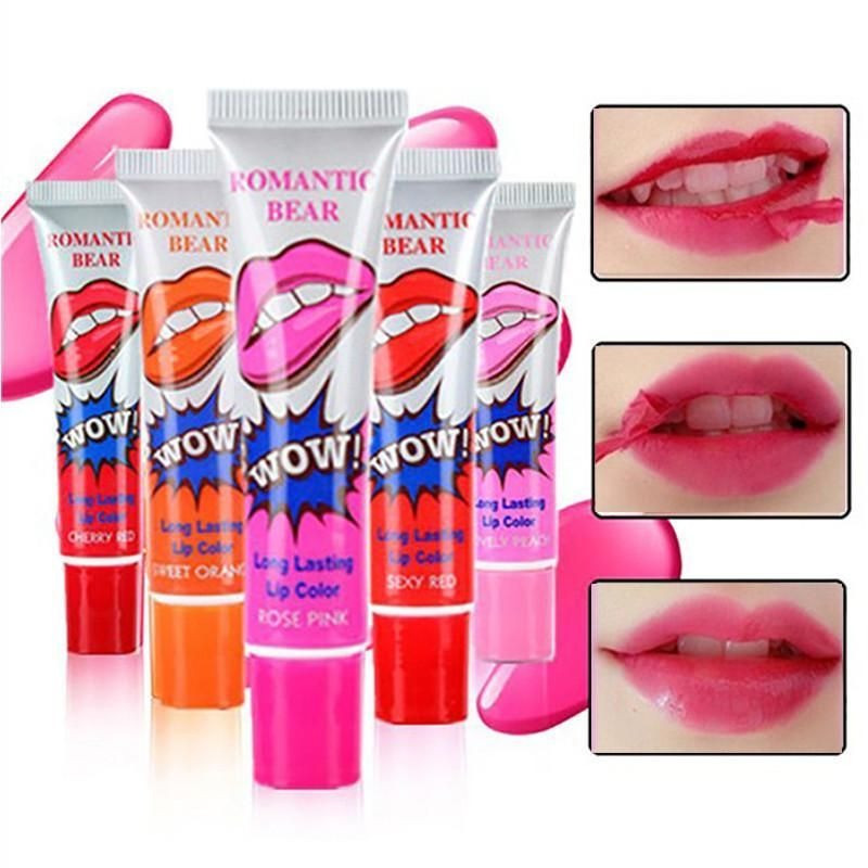  Labial Duradero Romántico Wow X 16 Und 